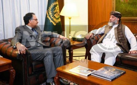 During a visit to Pakistan, a Taliban minister brought up the matter of assets belonging to refugees.