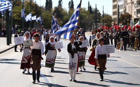 Athens Students March in Celebration of ‘Ochi Day’ Anniversary